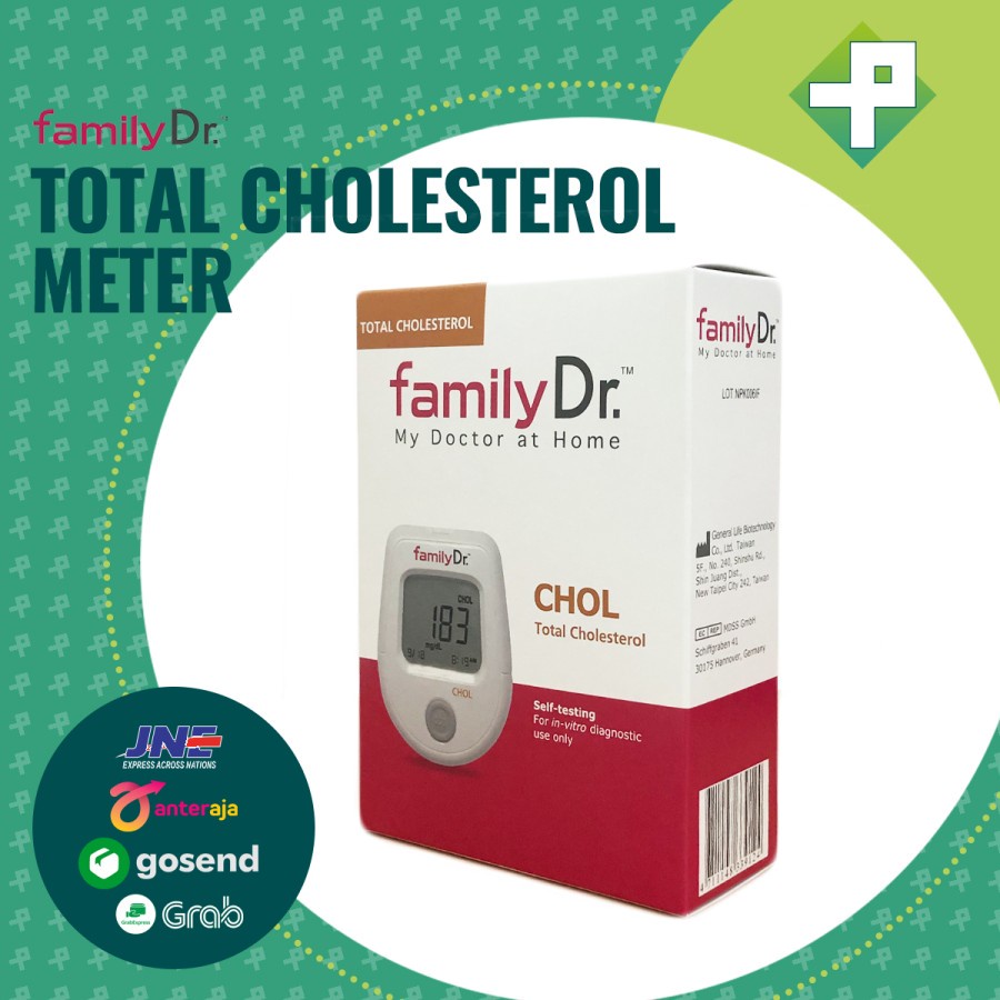 Family Dr Total Cholesterol Meter / Alat Tes Kolesterol Family Dr