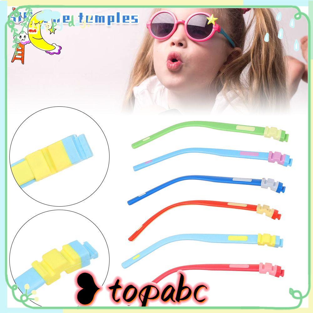 TOP Kacamata Lengan Multi-Warna Snap-on Anti-Slip Aksesoris Kacamata