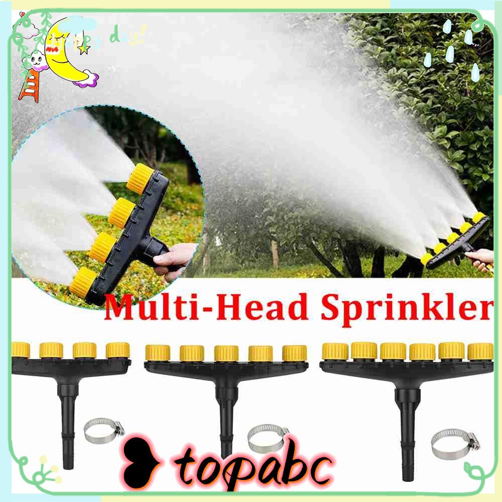 TOP Sprinkler Multi Kepala Perlengkapan Berkebun Pertanian Irigasi Cakupan Luas Semprotan Penyiraman