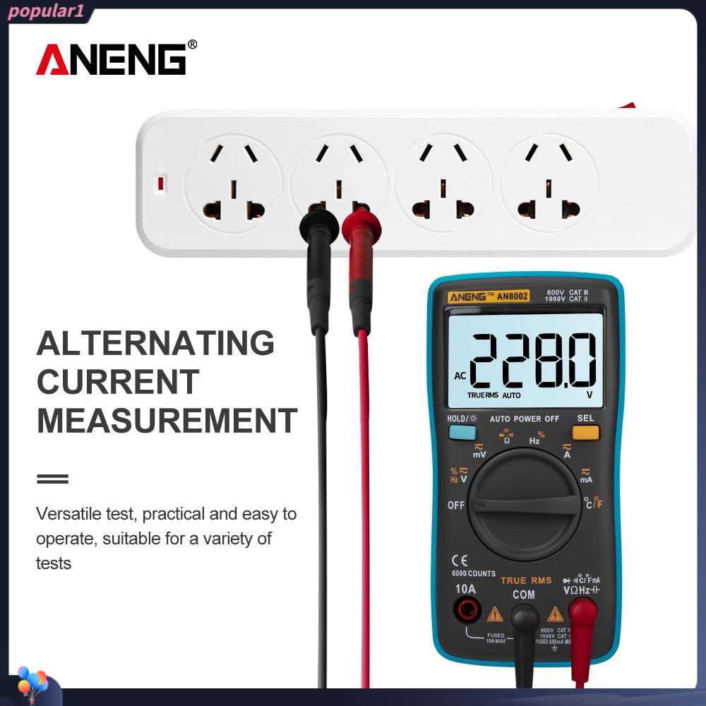 POPULAR Populer Digital Smart Multimeter Multifungsi Transistor Capacitor Tester AC/DC Digital Profesional Meter