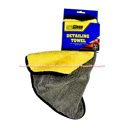 Proclean Detailing Towel Kain Lap Microfiber Kualitas Terbaik Cocok Mengelap Hasil Polishing Mobil Kain Lap Lembut Halus Pro Clean Mikro Fiber