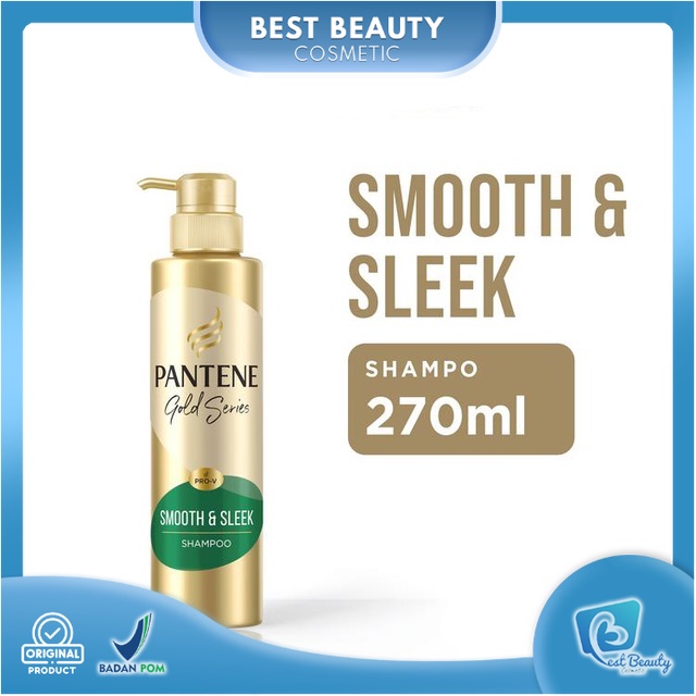 ★ BB ★ Pantene Pro-V Gold Series Smooth &amp; Sleek Sampo 270 ml