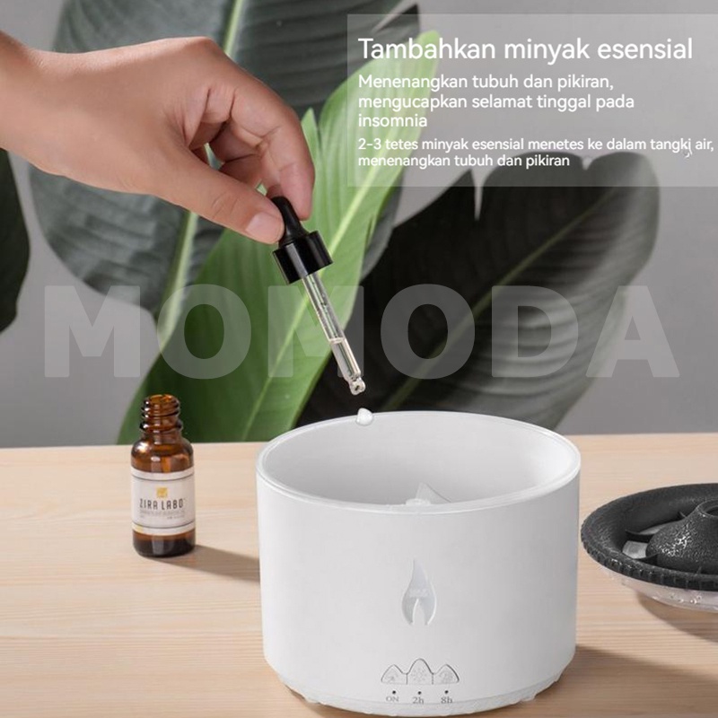 Humidifier Pelembab Udara Aromaterapi Ultrasonik Bentuk Ubur-Ubur Kapasitas 360ml Humidifier Diffuser USB Mini Air Purifier Aromatherapy Essential Oil Difuser