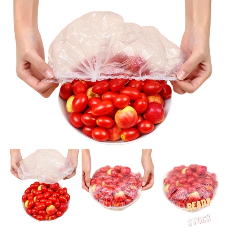 GOS - E114 - Plastik Pelindung Makanan - Plastik Wrapping Makanan - Plastik Pelindung Sayur Buah Cling Wrap