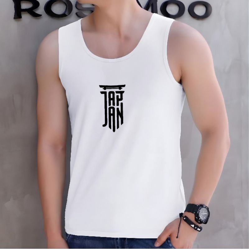Kaos Singlet Pria Singlet Pria Dewasa Cotton Combed JAPAN
