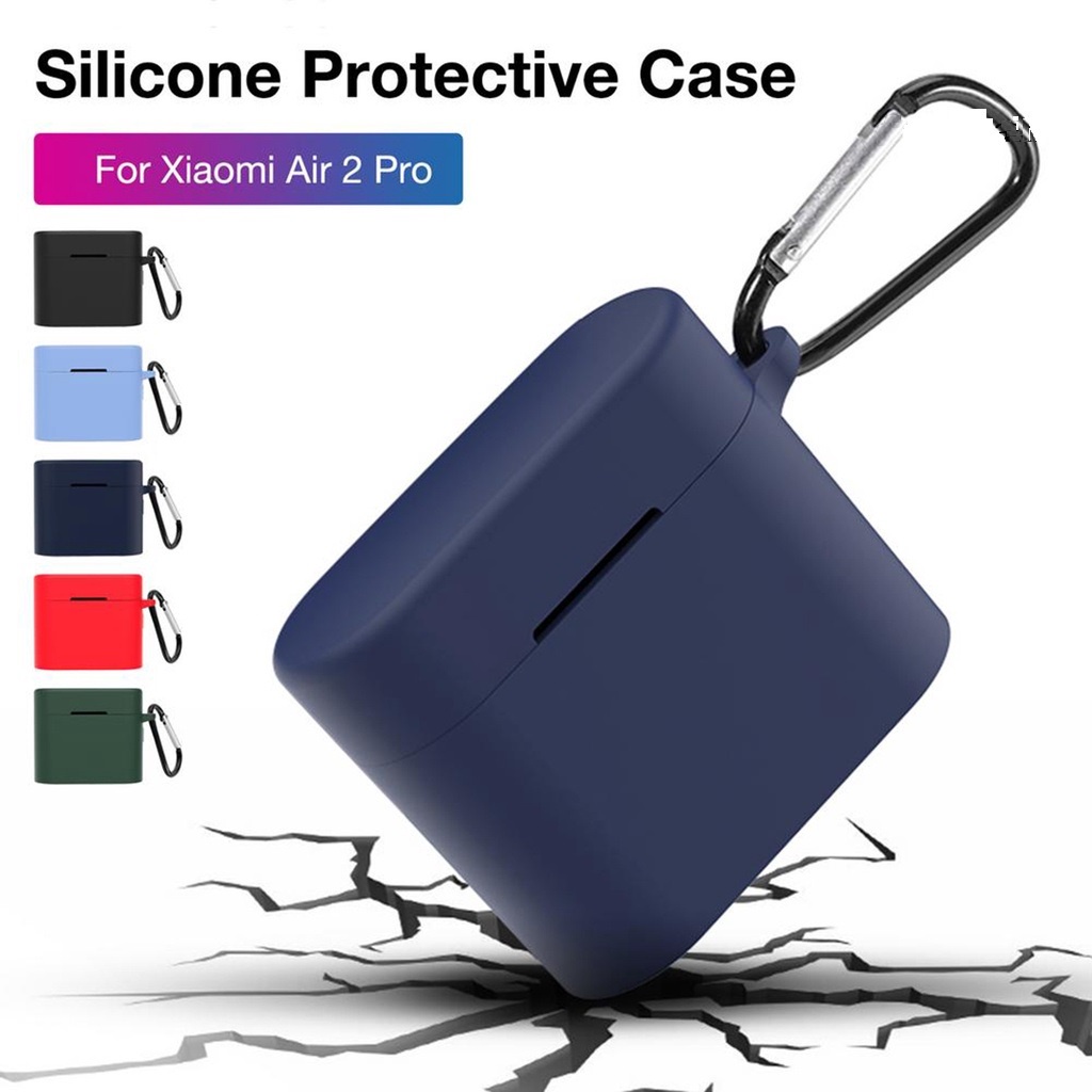 Cre Soft Case Silikon TWS Xiaomi Mi True Wireless Earphones 2s / Mi True Air 2 / 2s + Carabiner