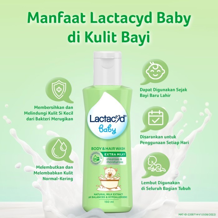 Lactacyd Baby Extra Milky - Sabun Bayi Kulit Normal &amp; Kering