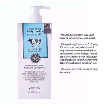 Scentio Q10 Milk Plus Whitening Body Lotion
