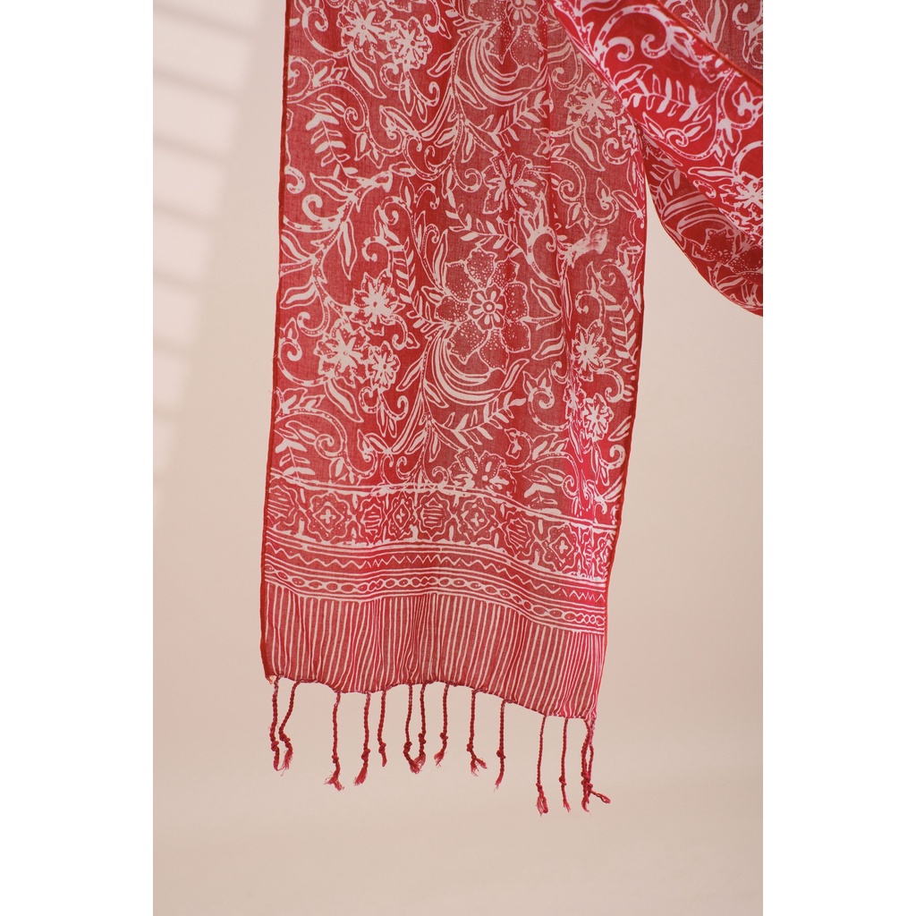 RATU - Scarf Batik D20 Red