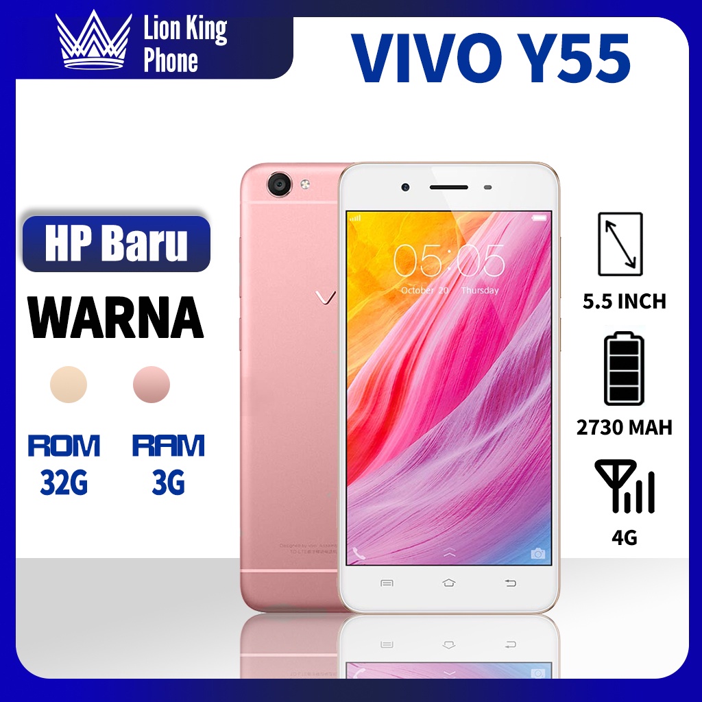 HP VIVO Y55 RAM 3/32GB NEW smartphone baru termurah handphone