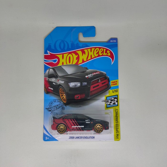 Hot Wheels Lancer Evo Evolution Advan