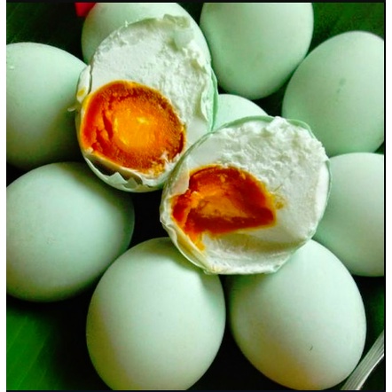 

TELUR ASIN/TELOR BEBEK PAKET ISI 6 DI JAMIN MASIR BERMINYAK LEZAT DAN FRESH