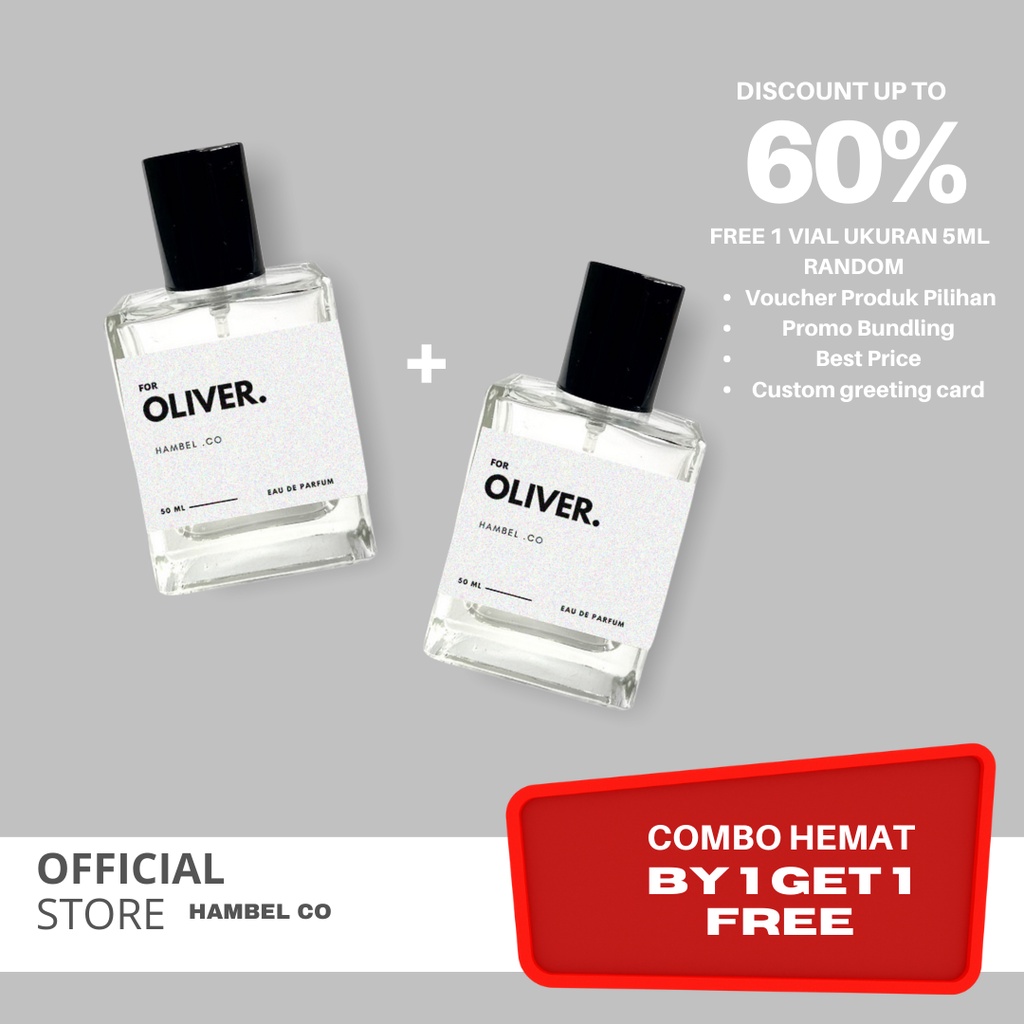 Hambel parfum- For Oliver - BUY 1 GET 1 FREE