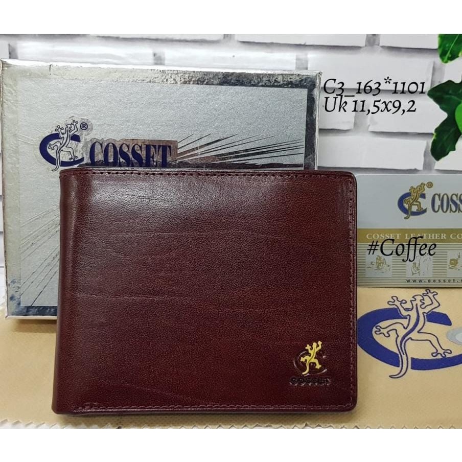SERIE 1101Yj Dompet PRIA Original “COSSET Leather” SIMPLE STYLE