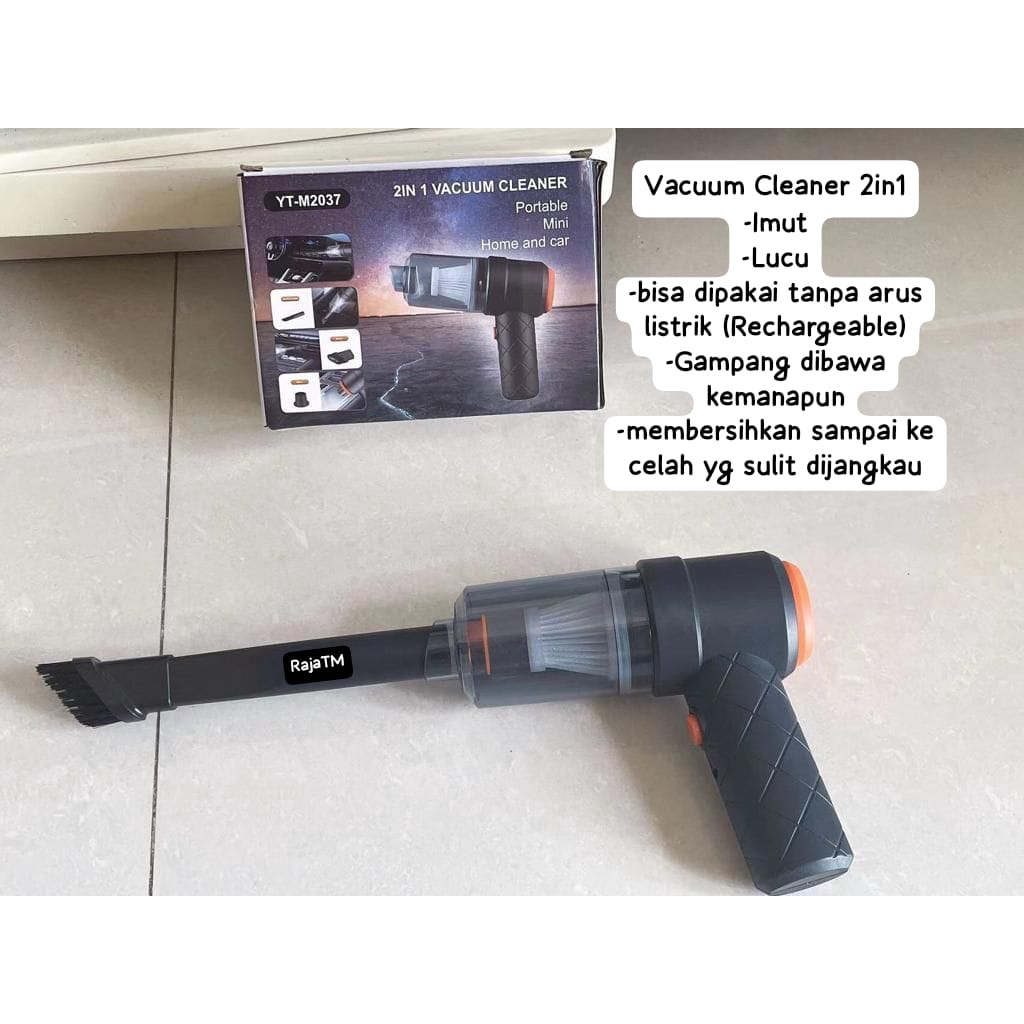 Vacuum Cleaner Mobil HEPA FILTER Penghisap Penyedot Pembersih Debu/Vacuum Cleaner 2 in 1 Portable/ Alat Penyedot Debu laktop Meja Mobil Portabel/ Penyedot debu mobil Portable Tanpa Kabel /Penyedot Debu Mini