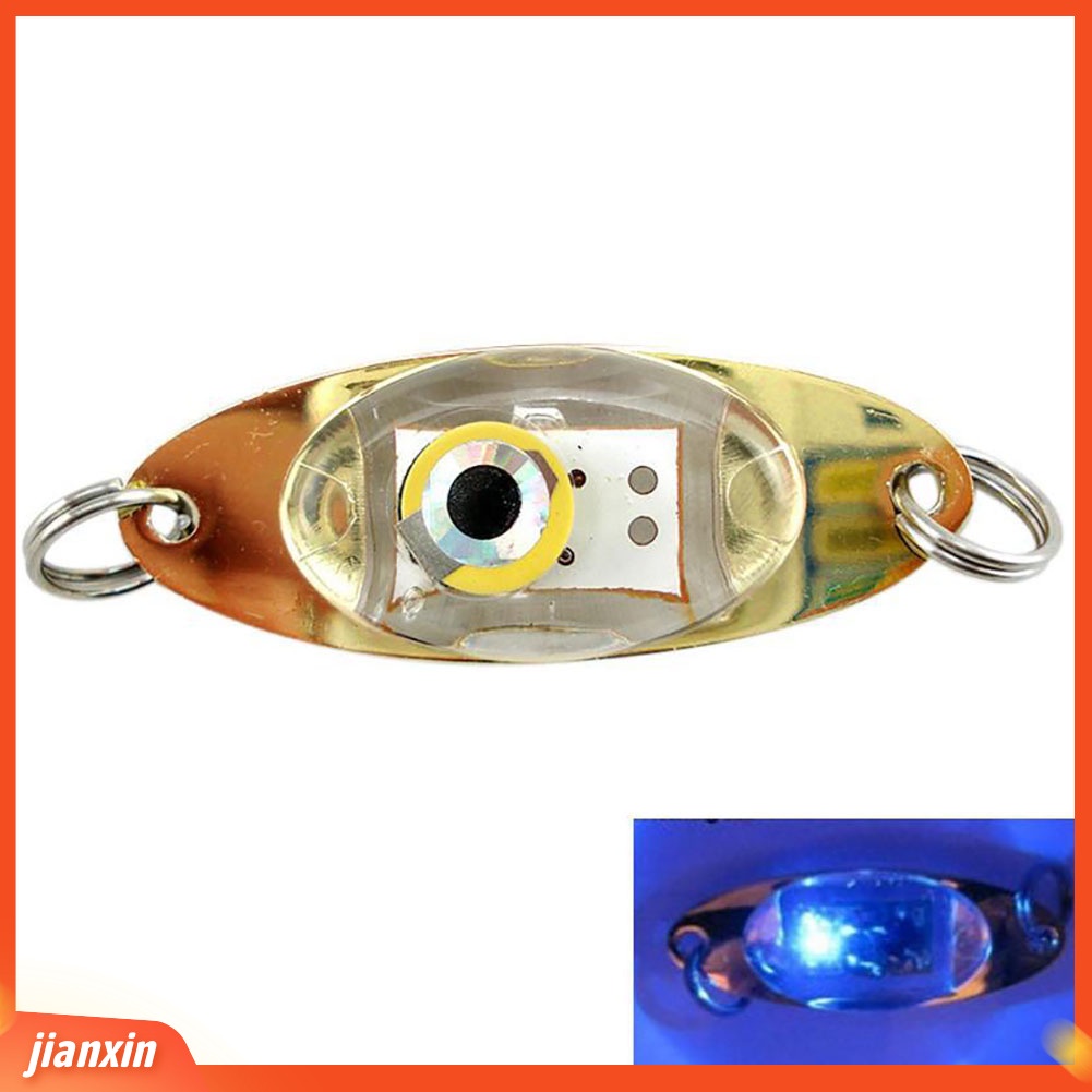 (In Stock) Bentuk Mata Malam Memancing Umpan Ikan Bawah Air LED Kedip Lampu Tackle Tool