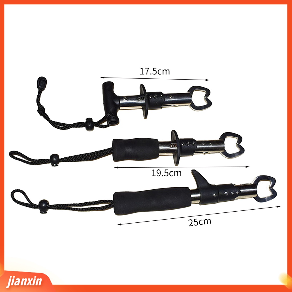 (In Stock) Ringan Fish Lip Gripper Stainless Steel Ketangguhan Yang Baik T Handle Pegangan Pancing Alat Perlengkapan Memancing