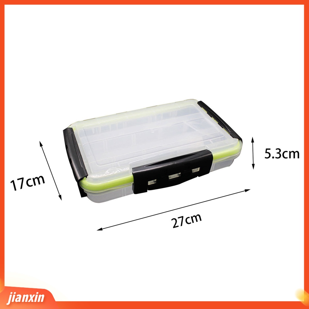 (In Stock) Kotak Umpan Pancing Kunci Tiga Sisi Gesper Dilepas Transparan Umpan Pancing Aksesoris Kecil Organizer Case Perlengkapan Memancing