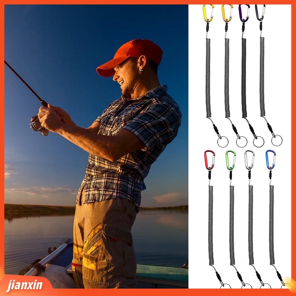 (In Stock) 1set Tali Pelepas Batang Ketangguhan Peregangan Tinggi Kekuatan Penarikan Kuat Pelepas Cepat Gantungan Kunci Cincin Pengait Penggemar Pancing