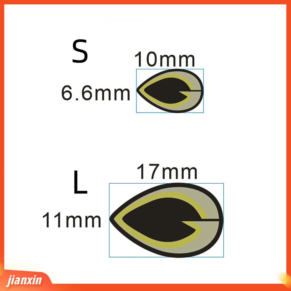 (In Stock) 70 /72Pcs 3D Mata Umpan Pancing Bercahaya Realistis Perekat Diri Plastik Buatan Simulasi Stiker Ikan Umpan Aksesoris