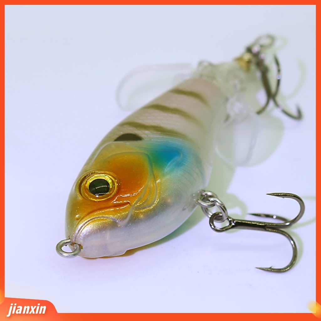 (In Stock) 8cm 16g Rotating Lure 360derajat Rotating Sharp Hook Ringan Whopper Memancing Ikan Gurame Pike Topwater Mengambang Umpan Untuk Outdoor