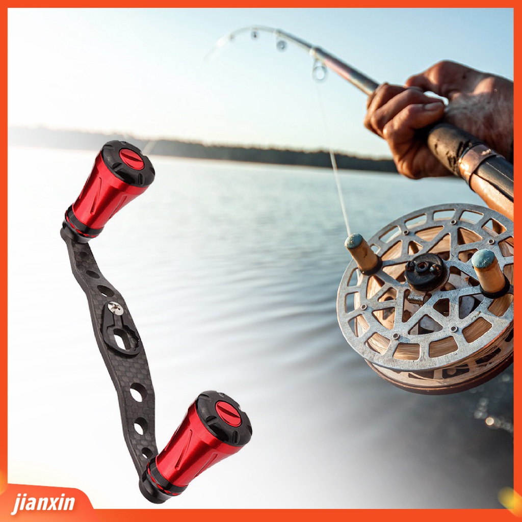 (In Stock) Memancing Luar Ruangan Carbon Fiber Umpan Casting Reel Rocker Arm Fish Wheel Handle