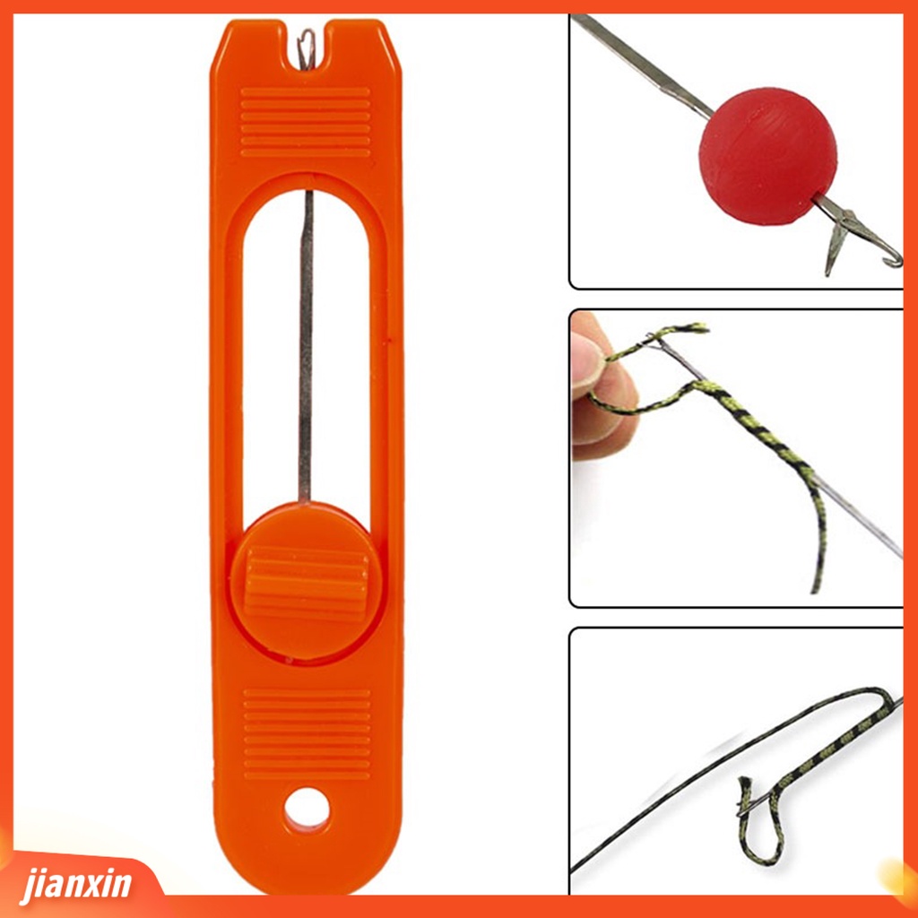 (In Stock) Bait Needle Retractable Portable Orange Dengan Hook Drop Delivery Carp Bait Needle Untuk Outdoor Angling