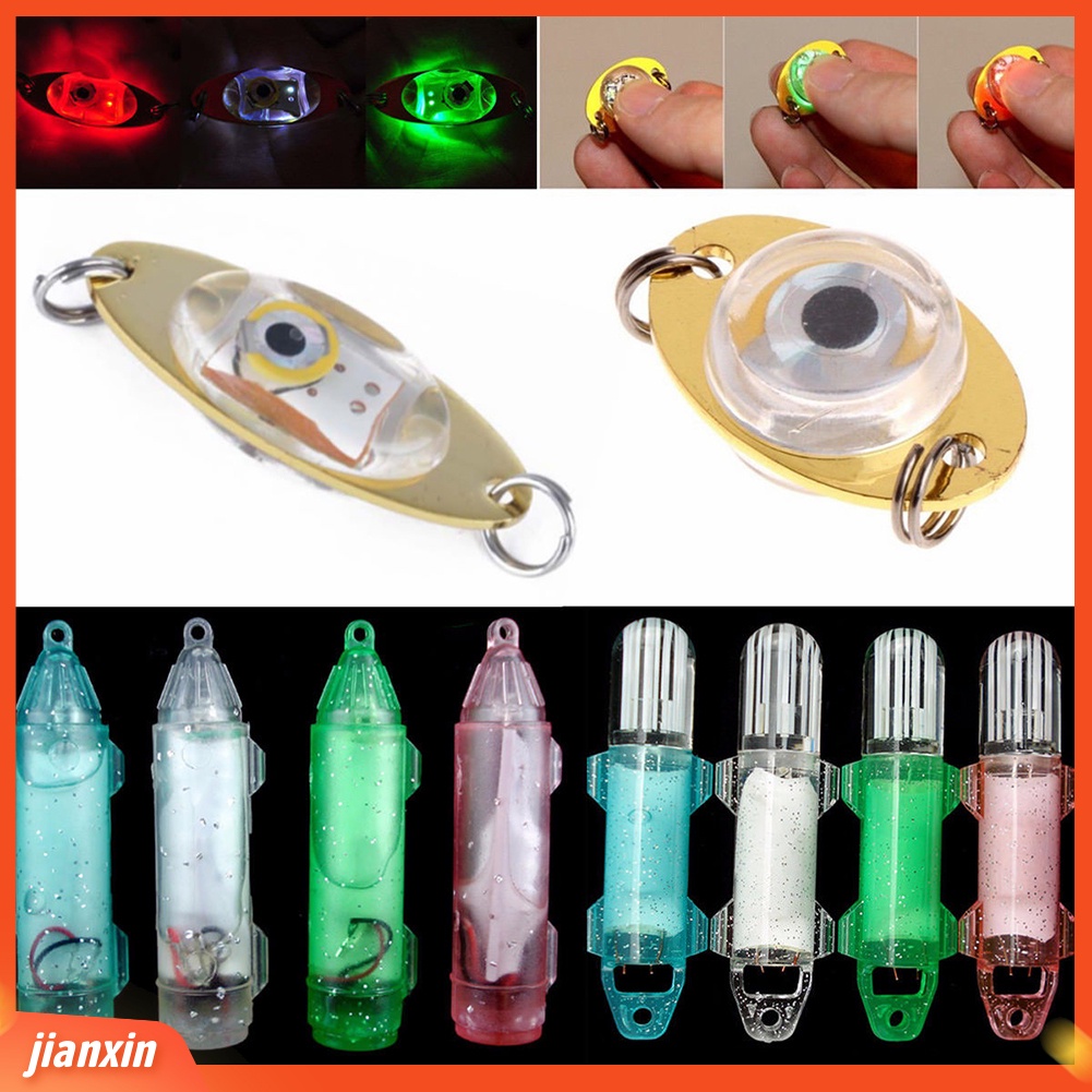 (In Stock) LED Deep Drop Underwater Fishing Squid Kedip Lure Light Lampu Umpan Luar Ruangan