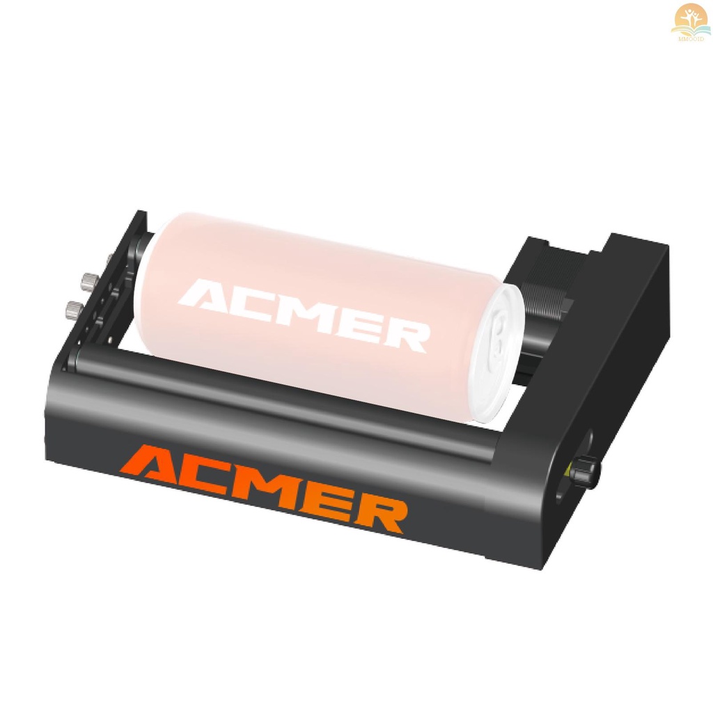 In Stock ACMER Laser Engraver Roller Untuk Benda Silinder Dengan360° Sumbu Ukir Putar 4tingkat Penyesuaian 8PCS Kolom Peninggi Diameter Ukir Sekecil 4mm Compatib