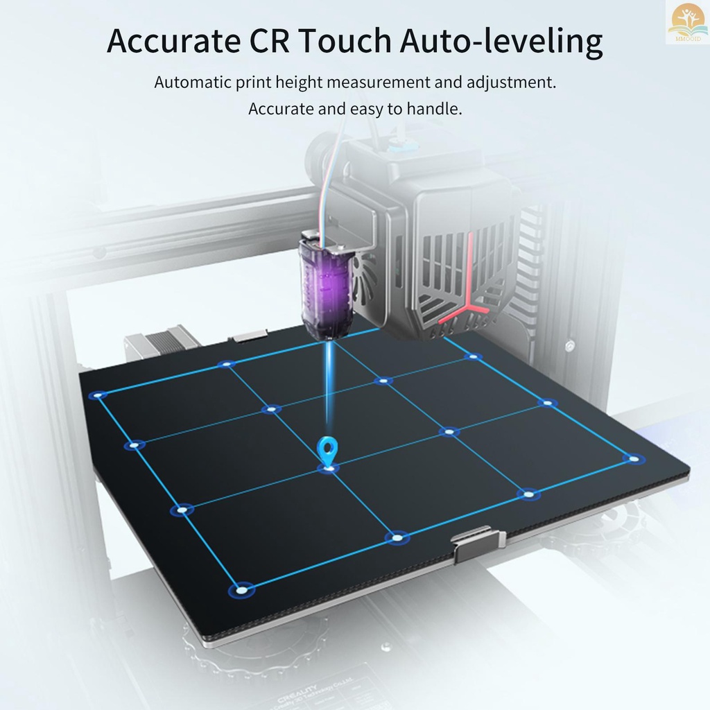 In Stock Creality Ender-3 Neo Desktop 3D Printer FDM 3D Printing 220*220*250mm/8.6*8.6*9.8in Build Size Dengan Full Metal Extruder Carborundum Glass Platform Dengan CR Touch Auto Level