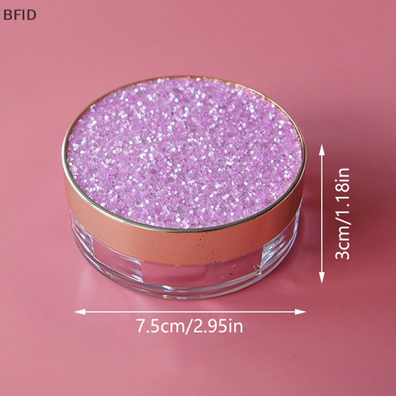 [BFID] 1pc Kotak Bedak Kosong Longgar Wadah Case Makeup Kosmetik Dengan Spons Bedak [ID]