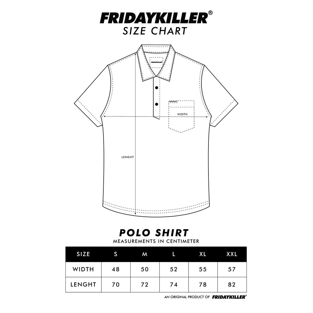 KAOS POLO FRIDAY KILLER | HELGO BLACK