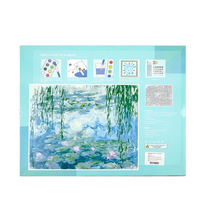 

DELA SALE DIY Set Lukis Berbagai Tema Langer·Paint By Numbers·Versi Frame - Water Lilies