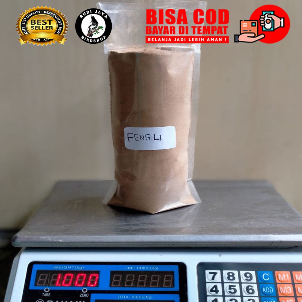 READY TEPUNG UDANG PELET FENGLI 1 1KG PAKAN BIBIT IKAN UDANG BURAYAK ANAKAN IKAN HIAS CUPANG NILA