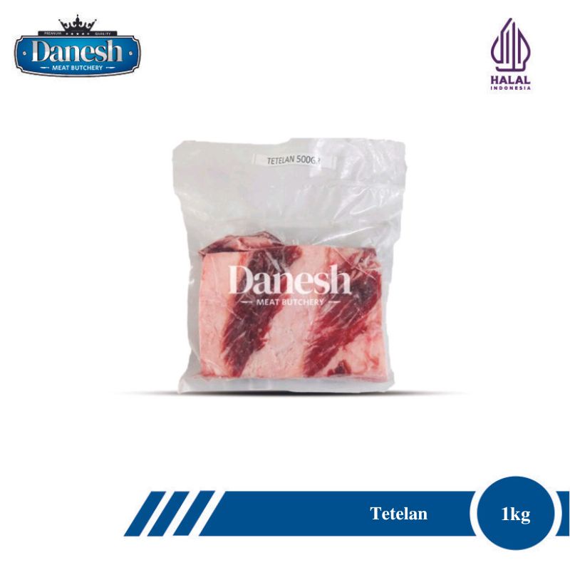 Daging Tetelan Sapi 1kg Utuh Daging Sapi Makanan Beku Halal