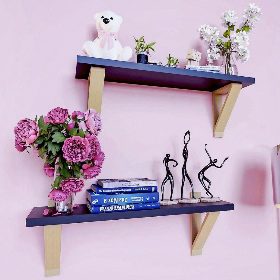 Rak Dinding Ambalan Minimalis Rak Gantung Serbaguna Rak Buku Rak Pot Multifungsi Termurah ps15