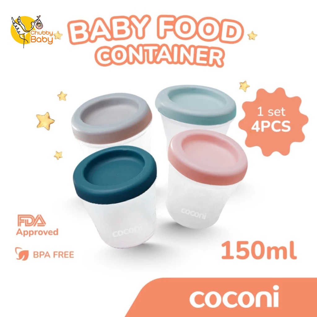 COCONI Air-tight Baby Food Container | Set Wadah MPASI