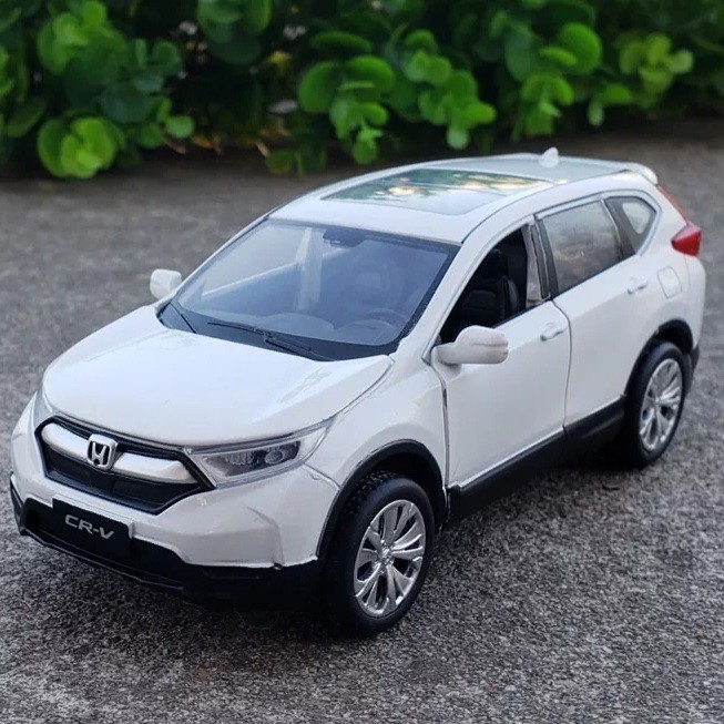Diecast mobil 1:32 Honda CRV SUV Miniatur Mobil Mainan Pajangan - Hitam