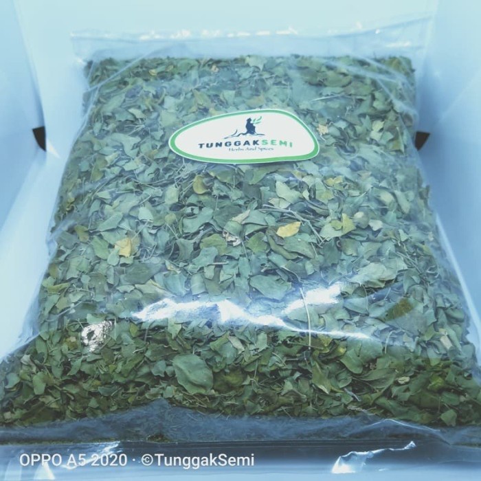 [ 100 gram ] daun kelor kering teh daun kelor kwalitas premium