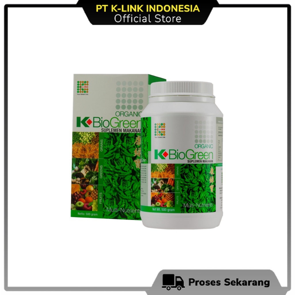 

Biogreen Organik Suplemen Diet Herbal Original Link Bio Green Alami | PT K-LINK