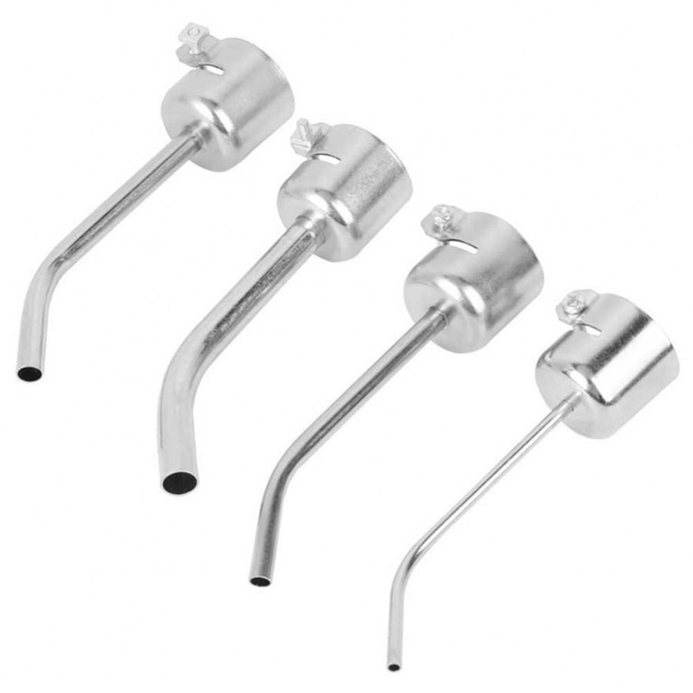 Nozzle Las Dipanjangkan Mulut Lengkung ID3-8mm Nozzle Silver High Quality