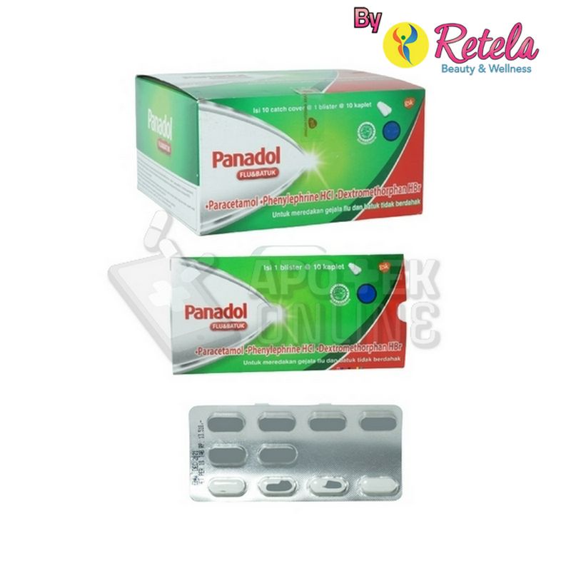 Panadol Flu Dan Batuk 1 Blister 10 Tablet