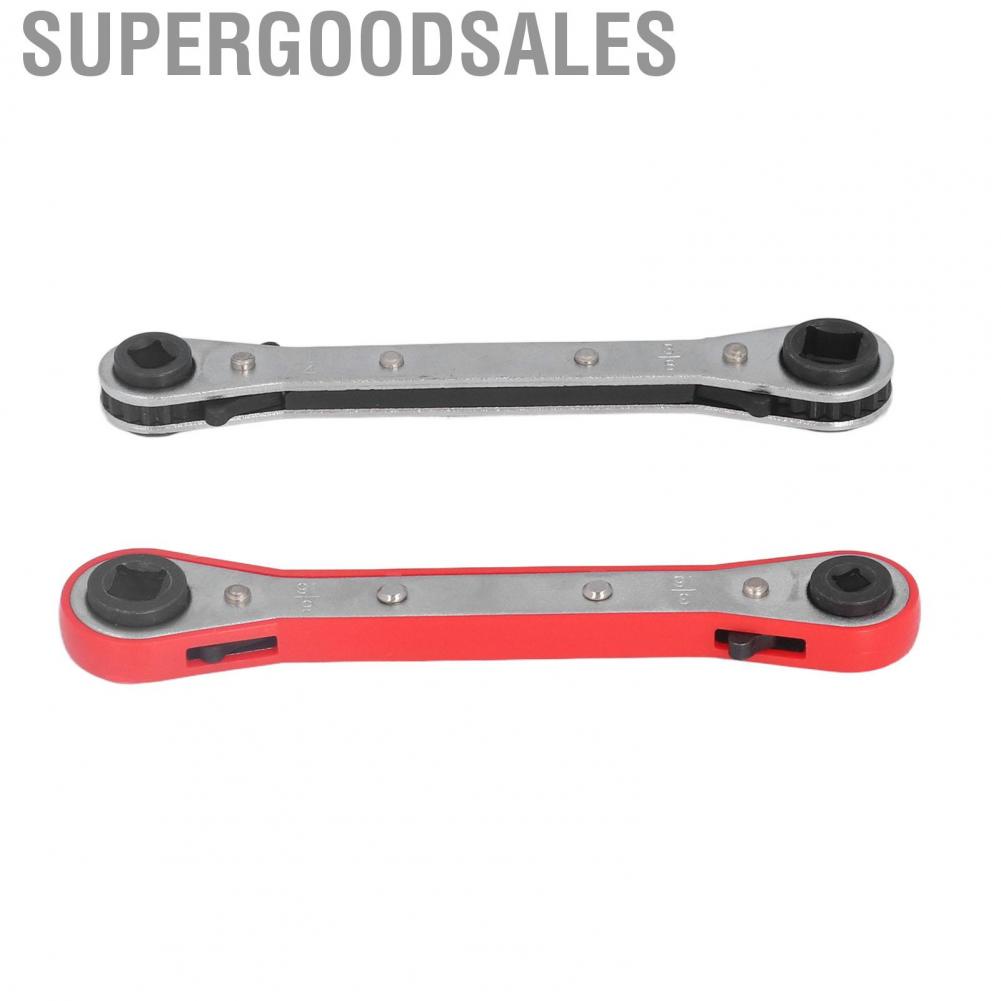 Supergoodsales 2Pcs Ratchet Wrench Double Ended High Carbon Steel Tool Kit For