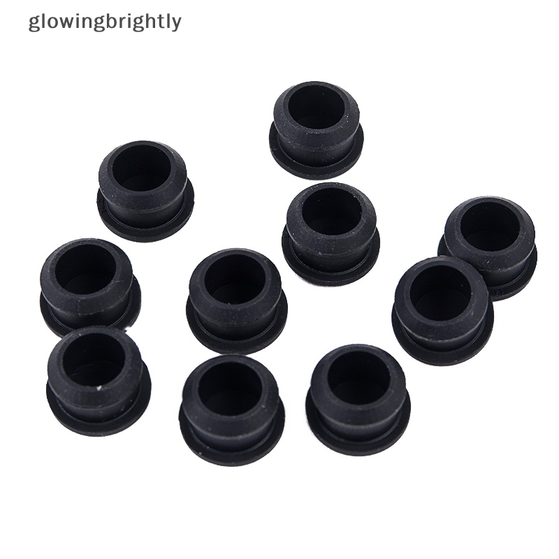 [glowingbrightly] 10pcs Plug Lubang Snap-on Karet Silikon 2.5-14mm Blanking End Caps Seal Stopper TFX