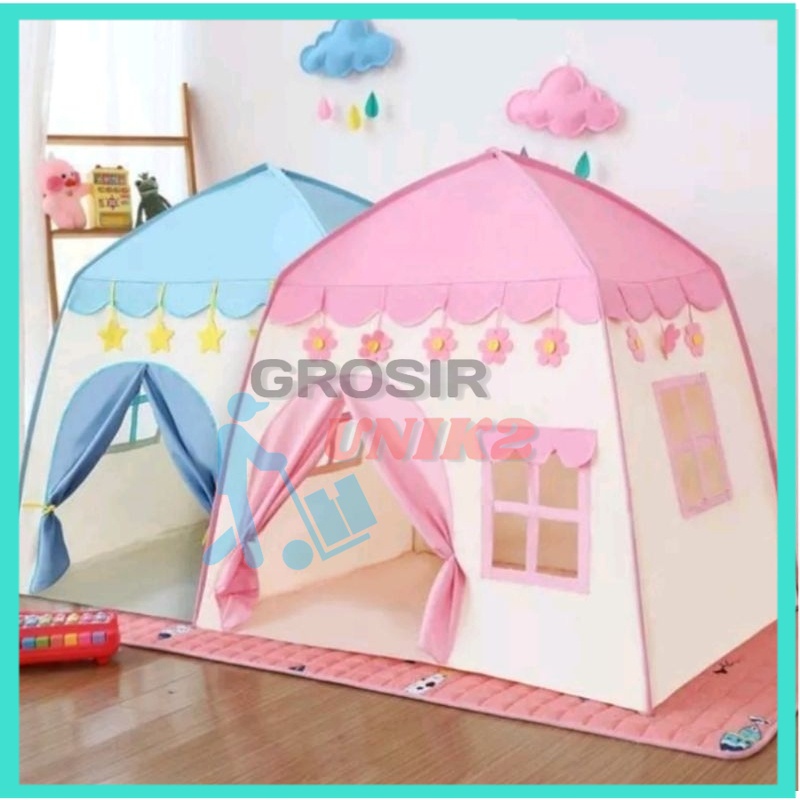 TENDA PRINCES Tenda anak model house rumah jendela/tenda bermain princes castle
