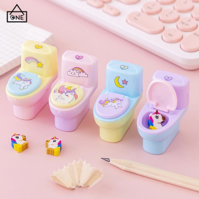 

COD❤️Rautan Pensil Desain Toilet Kreatif Rautan Pensil Seri Hewan Kartu-A.one