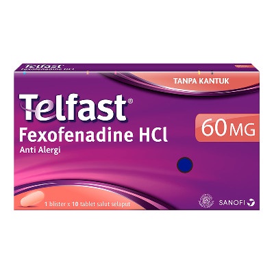 

Telfast Obat Alergi 60 mg 10 tablet