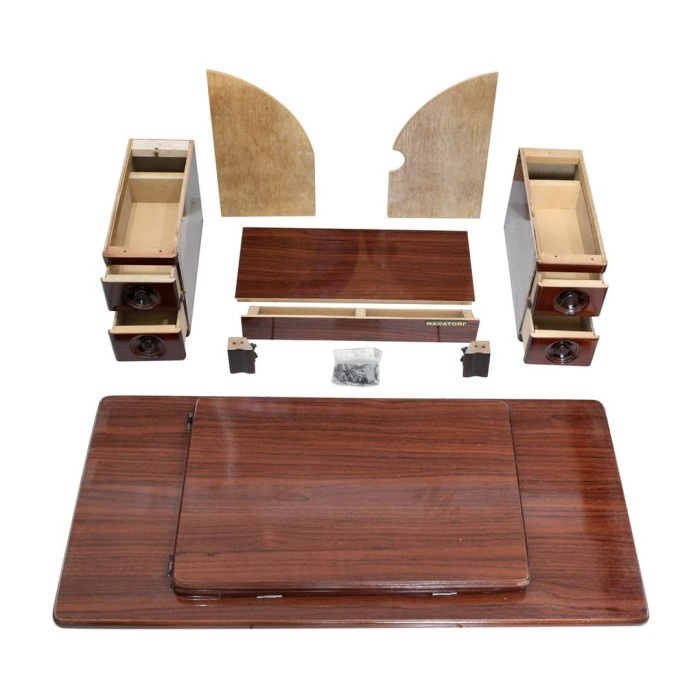 Meja Laci - Meja Kabinet - Meja Mesin Jahit SINGER Klasika Model Baru