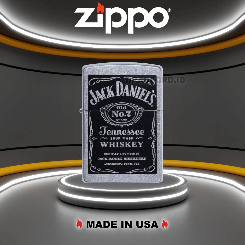 Korek Zippo Jack Daniel's® 24779 Garansi Resmi Original Made In USA