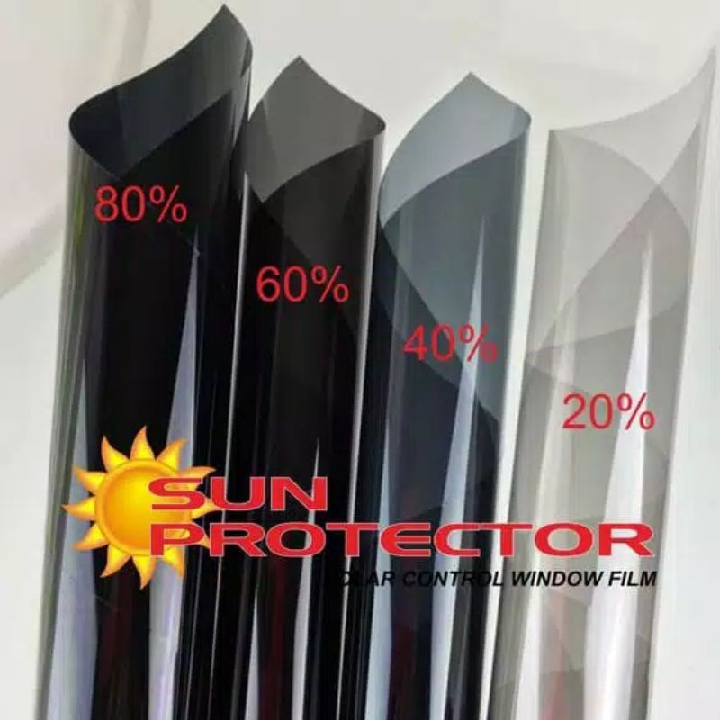 KACA FILM RIBEN/KACA FILM PENOLAK PANAS/KACA FILM MOBIL/KACA FILM 20%40%60%80%/STIKER KACA/RIBEN